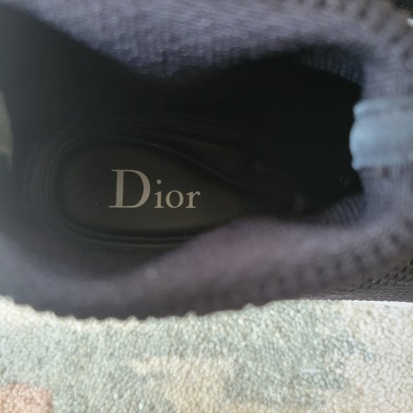 Christian dior Technical Canvas High Top Knit Sneakers - Picture 6 of 9